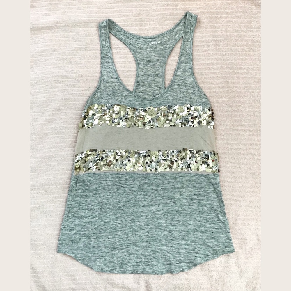 Express Light Grey tank top